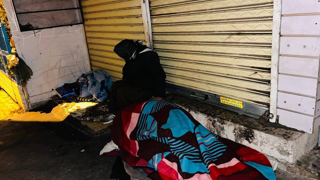 لە شەوێکی ساردی سلێمانیدا؛ خێزانێک و دوو بێلانە لە سەرما رزگارکران