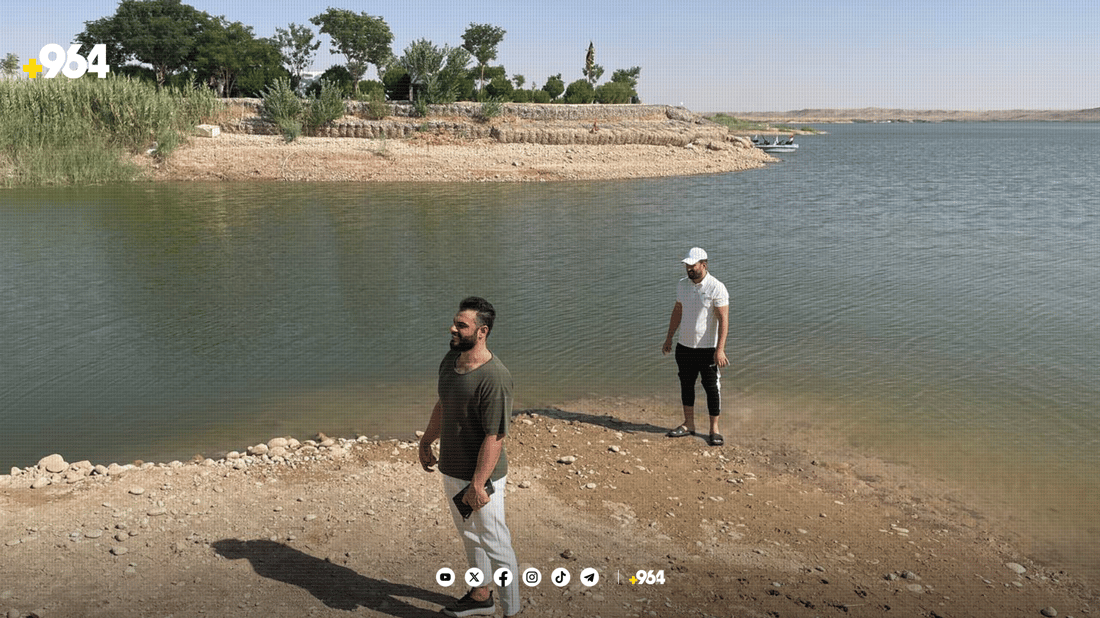 خێرخوازان پەنجە ماسی دەخەنە بەنداوی ئەڵوەن