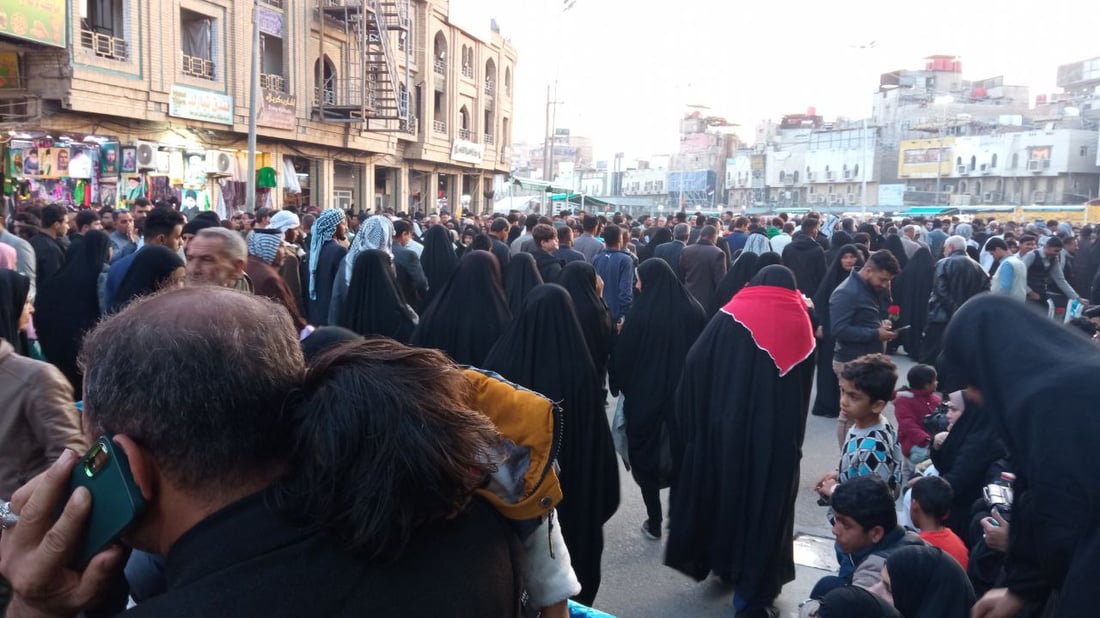 صور من شعبانية كربلاء اليوم: المدينة القديمة امتلأت والطعام في كل مكان