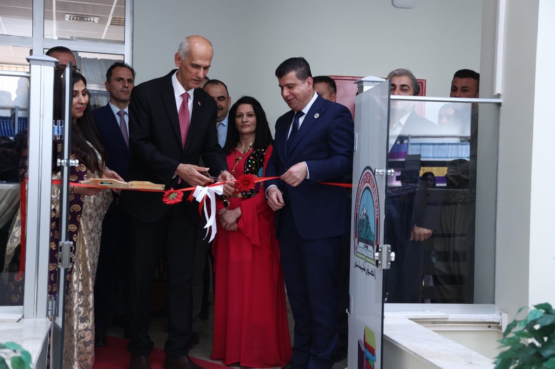 لە زانکۆی سلێمانی یەکەم خانەی پەرتوک کرایەوە