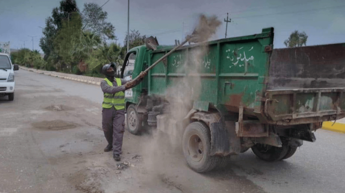 فڕێدانی خۆڵ و خاشاک لەسەر شەقام و کۆڵانەکانی خورماتوو قەدەغە کرا