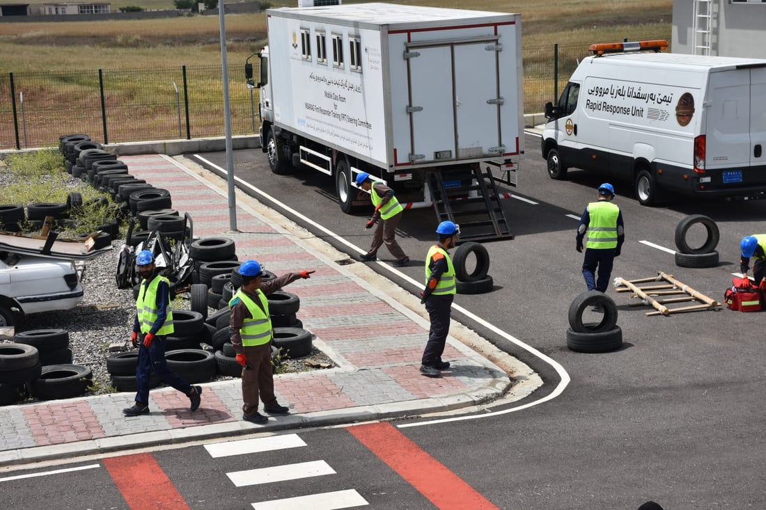 ناوەندی قەیرانەکان 17 رۆژنامەوانی لەسەر “وەڵامدەرەوەی یەکەم” راهێنا