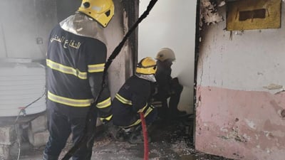 بەرگری شارستانی کەمێک درەنگتر بچوبایە هەموو ئەندامانی خێزانەکە دەسووتان