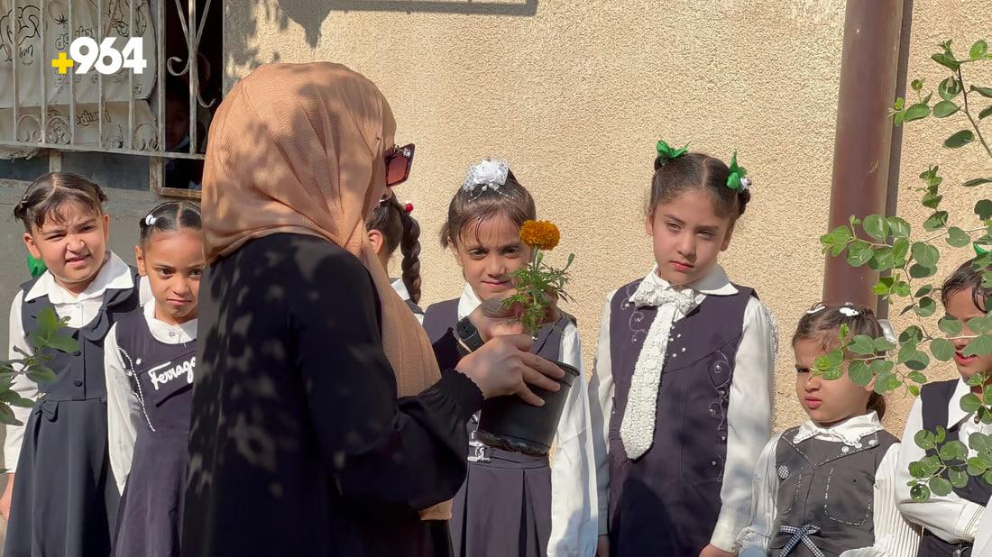 Safwan municipality plants 1000 seedlings in schools for ‘Green Cell’ project