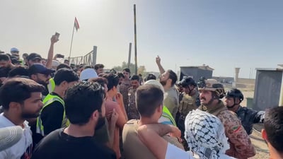 صدامات جديدة أمام محطة حقن الماء شمال البصرة وتلويح بدعم عشائري (فيديو)