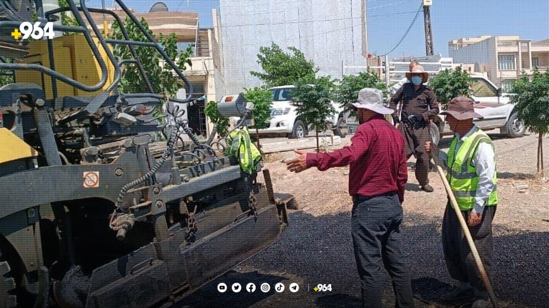 شەقام و گەڕەکەکانی سلێمانی قیرتاو دەکرێنەوە