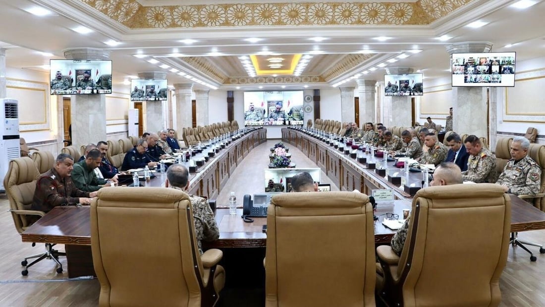 الجيش والحشد والمخابرات في اجتماع موسع لمراجعة الخطط والتعامل مع المعلومات