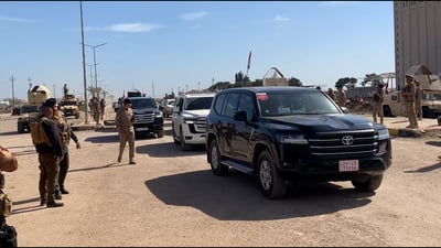 مسؤولو نينوى في منفذ ربيعة لافتتاحه “بسرعة” استجابة لتوجيه السوداني