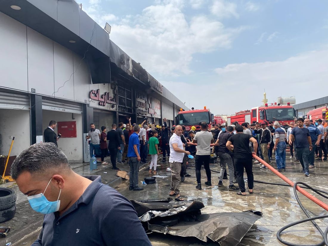 ئاگره‌كه‌ی كه‌ركوك كۆنتڕۆڵ كرا