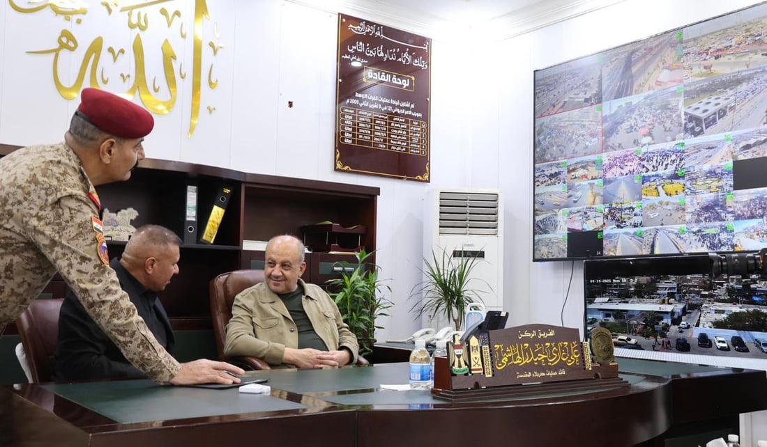 وزيرا الداخلية والدفاع يتابعان إجراءات تأمين الزيارة من كربلاء (صور)