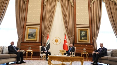 الزيدي يلتقي أردوغان في أنقرة.. مباحثات ثنائية على مستوى القمة