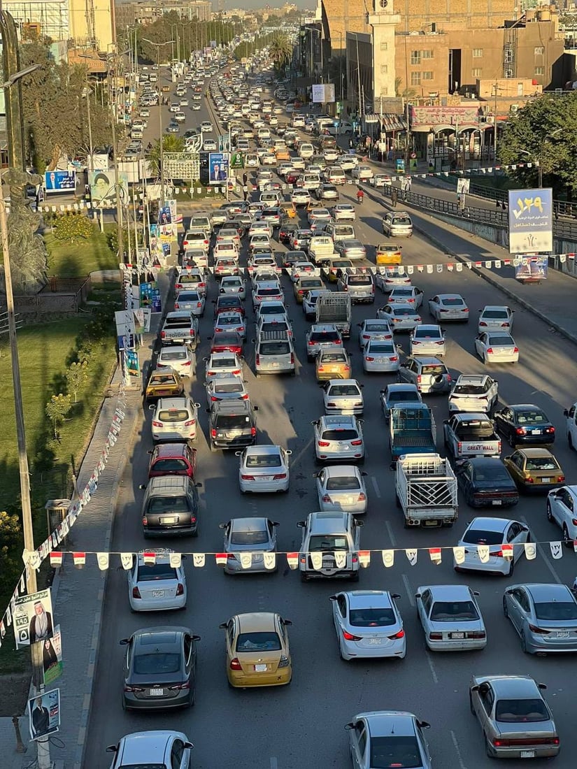 إصلاح “جوينات” مجسرات ثورة العشرين.. مرور النجف تفسر زحامات المدينة اليوم