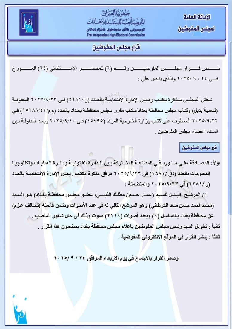بينهم السوداني والمالكي والسامرائي.. غرامات مالية على مرشحين خالفوا القانون