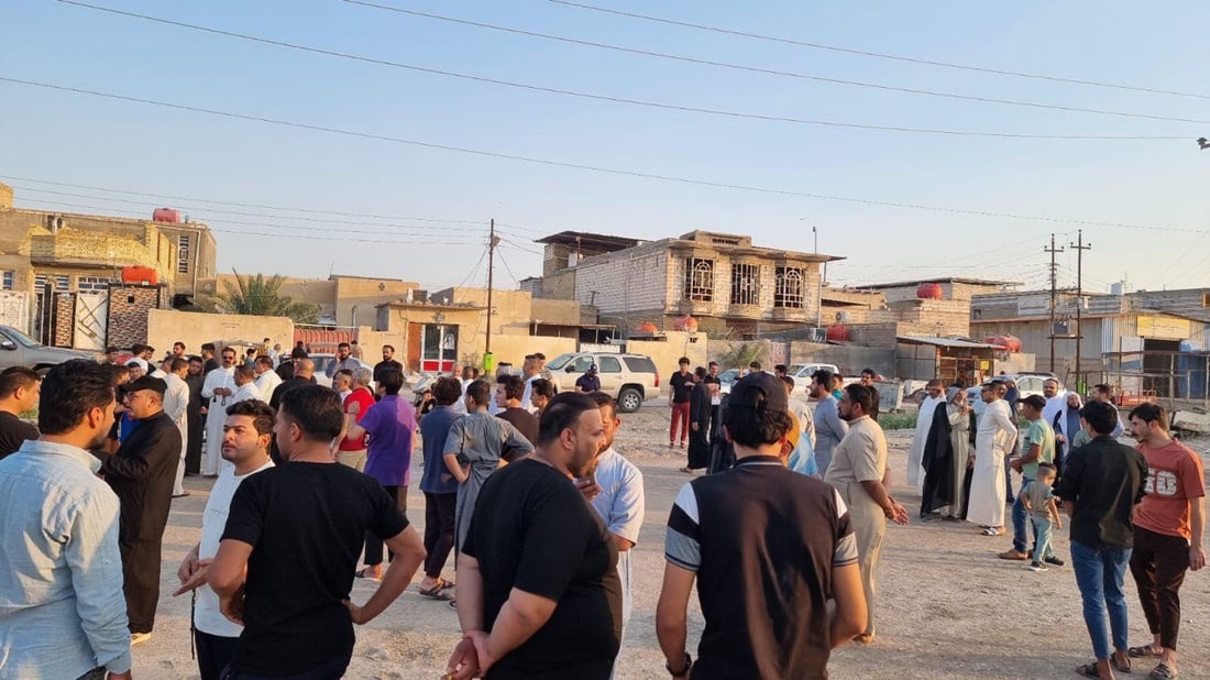 متظاهرون في القرنة يتوعدون بغلق القائمقامية احتجاجاً على اعتقال أحد الناشطين