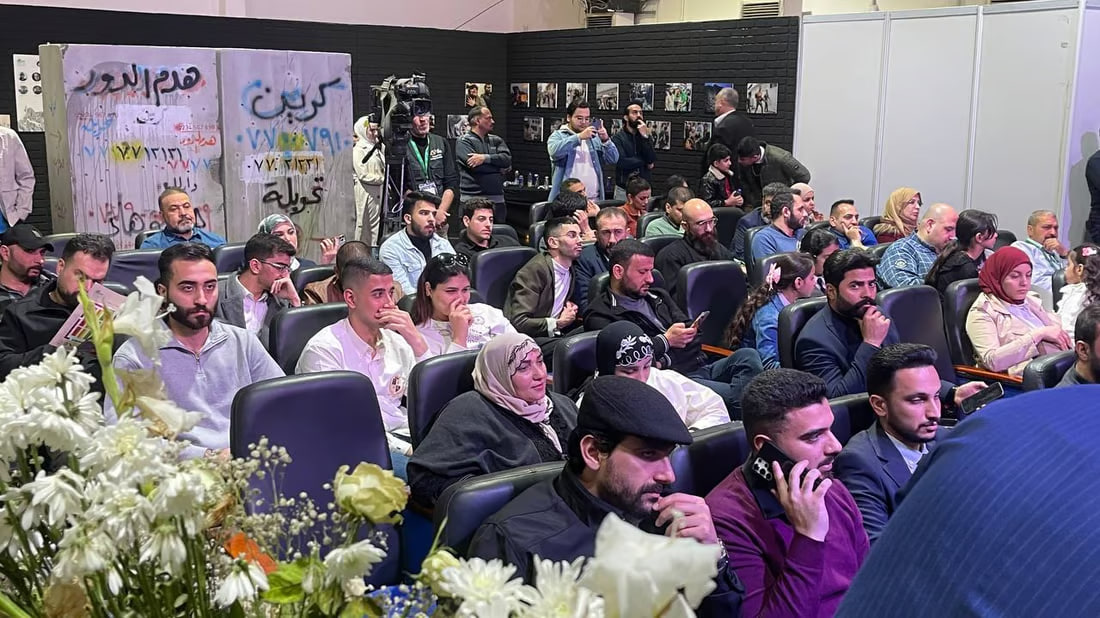 Former prime minister Haidar Al-Abadi criticises Iraqi politicians at Baghdad book fair