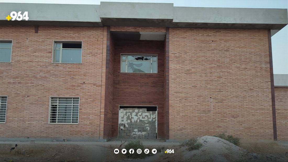 بیناى دوو قوتابخانه‌ 10 ساڵە بە تەواونەکراوی جێهێڵدراوه‌