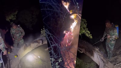 ئاگره‌كه‌ى سنوورى مه‌زنێ دواى 24 كاتژمێر كۆنتڕۆڵكرا