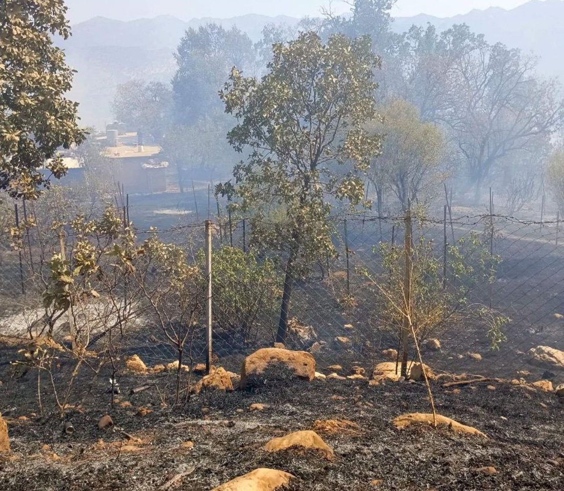 له‌ دەڤەری بەرواری باڵا 19 خێزان له‌ناو گوندێك گیریان خواردووه‌