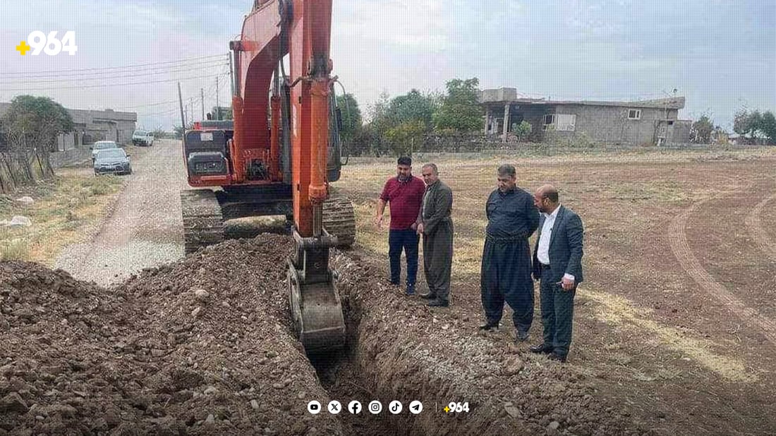 ئاوی خواردنەوە دەگاتە 60 ماڵی گوندێک لە قەزای شارەزوور