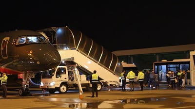 یەکەم گەشت لە فڕۆکەخانەى جەلال تاڵەبانییەوە ئەنجامدرا