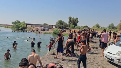 فيديو: المصالوة لا يغرقون لكنهم طلبوا رفع الأنقاض من ضفة دجلة
