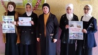 صور: شرطة البيئة تدخل مدارس بعقوبة لتوعية الأطفال عن أه...