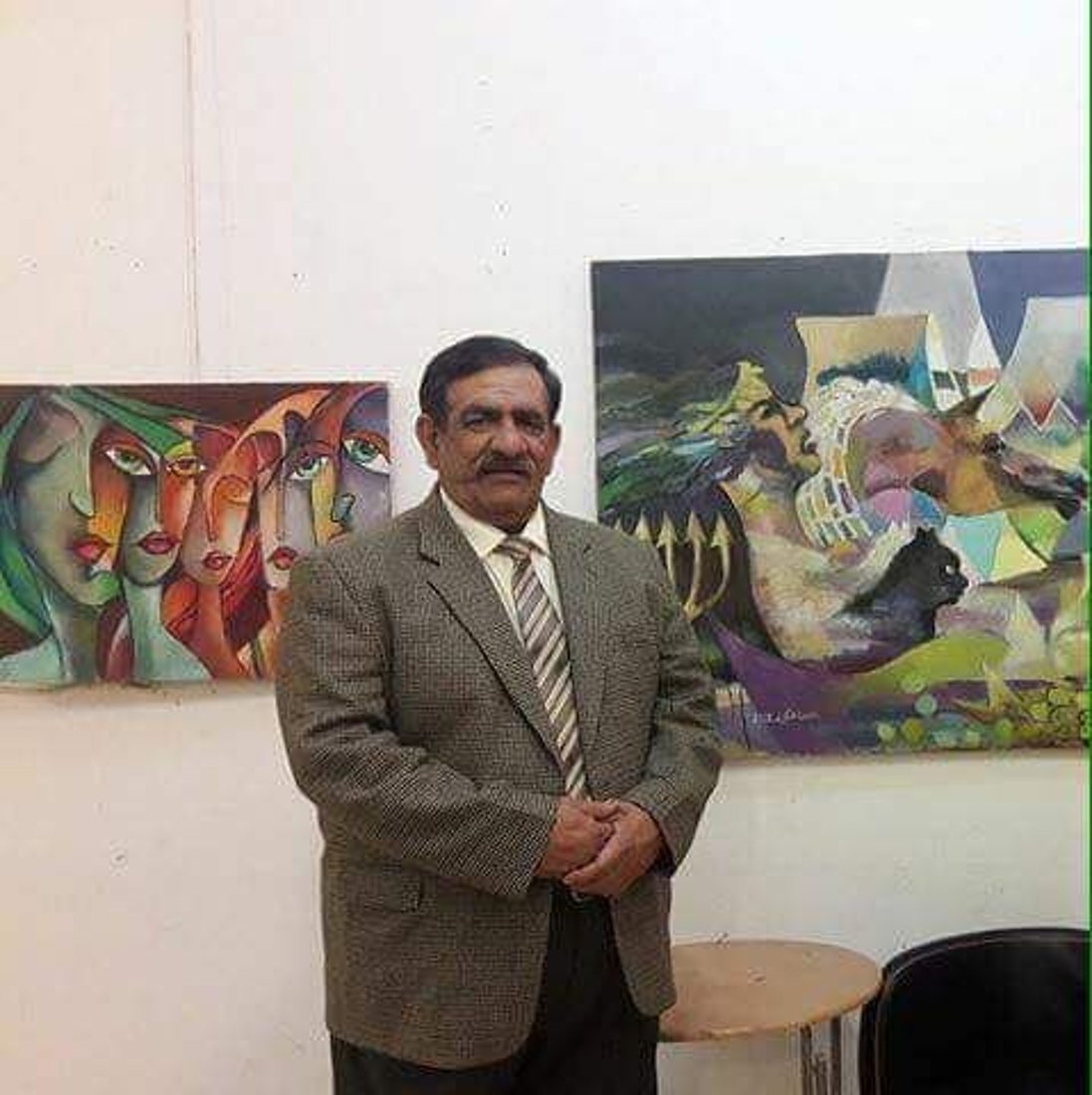 صور: احتفاء بالرسام الراحل كريم العامري.. من المحاويل إلى العالمية