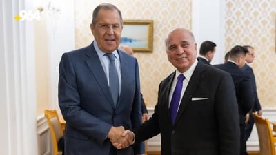 Foreign ministers of Iraq and Russia discuss regional issues, including Gaza and Syria