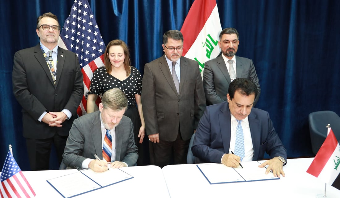 60 كۆمپانیای ئەمریكی گەیشتنە بەغدا و رێككەوتن واژۆ دەكەن