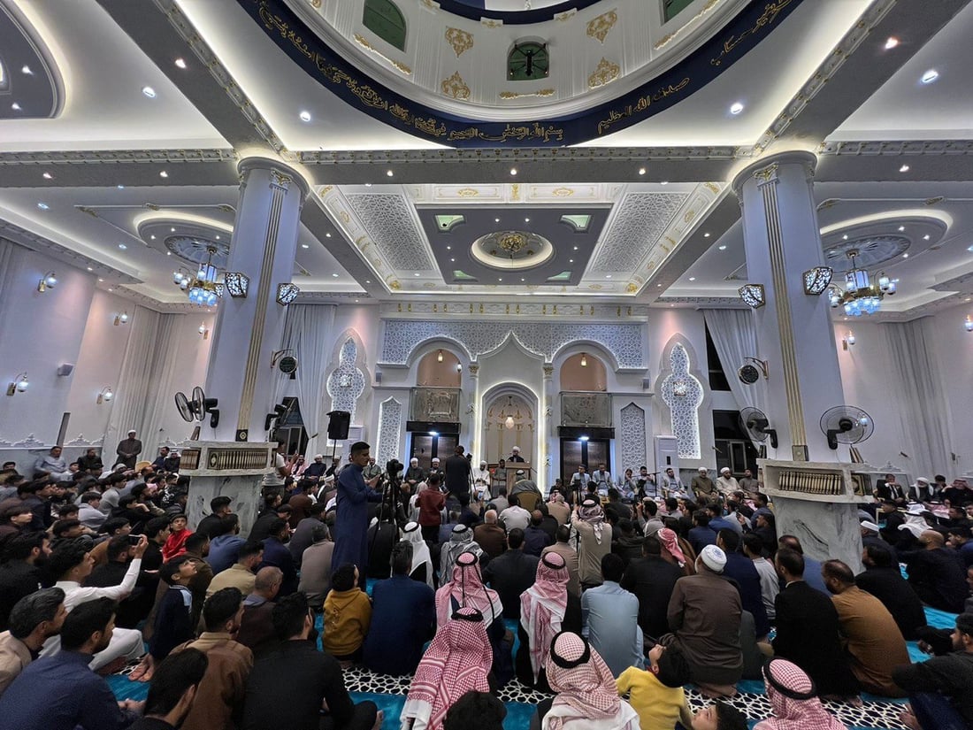 صور: الأنبار تعيد افتتاح جامع الإمام علي بتبرعات أهالي آلبوبالي