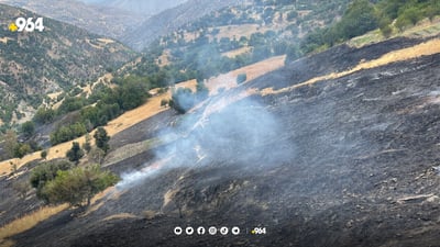 ئاگره‌كه‌ى گوندى رووستێ كۆنتڕۆڵكرا