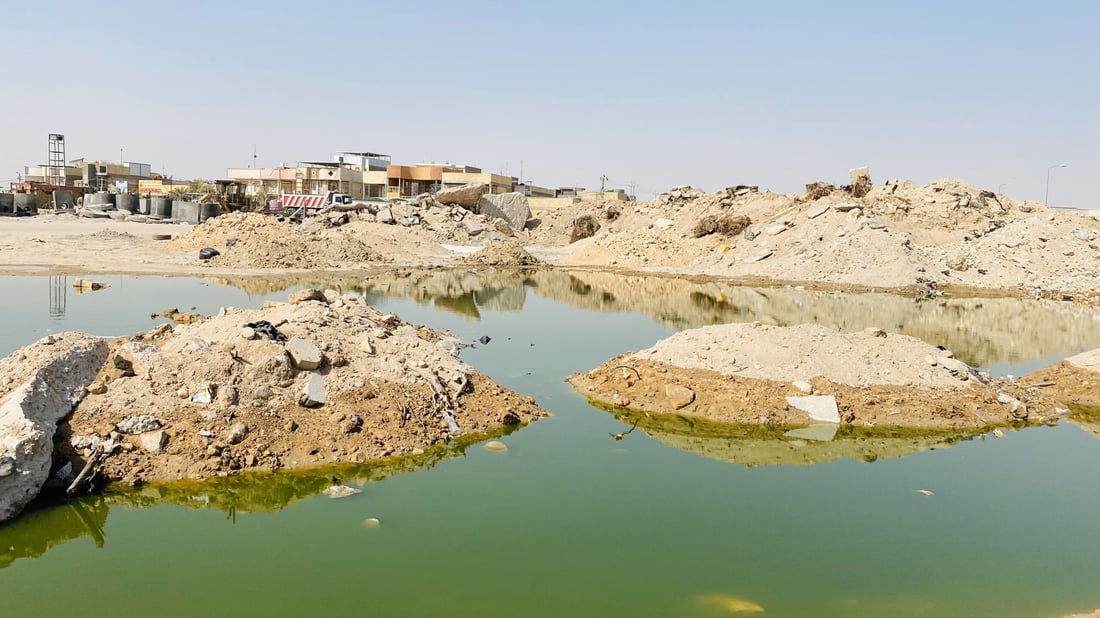 Najaf residents plead for action as stagnant water poses health risks