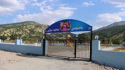 یەکەم پارکی منداڵان بە ناوی “منداڵێکی شەهید” لە بناری قەندیل کرایەوە