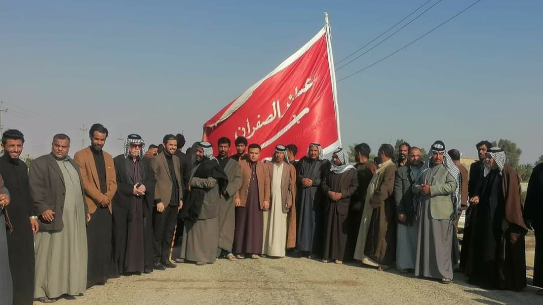 المثنى: الأهالي يمنعون الآليات من مغادرة “المحدد”: أكملوا تبليط الشارع