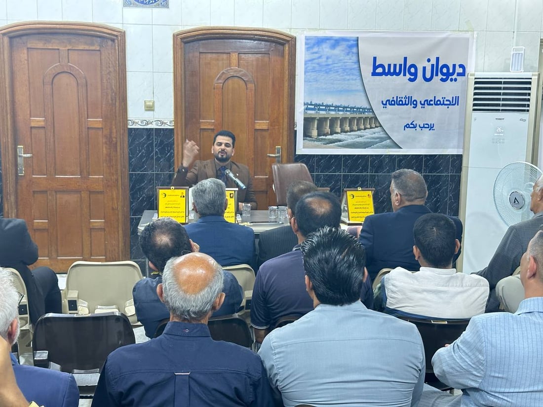 الكوت تحتفي بجيلين من الأدباء في أولى جلسات ديوان واسط الاجتماعي (صور)