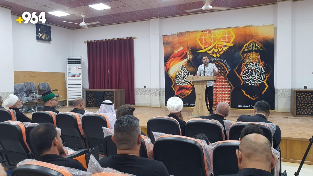 صور: 600 كم قطعها وفد من كربلاء إلى تلعفر لاستذكار عاشوراء وإدانة حرق القرآن