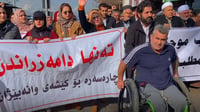 Teachers in Halabja and Sharazur districts continue protest despite govt assurances