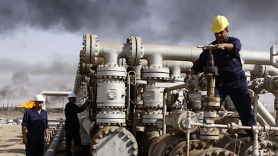 تفاؤل بحل أميركي إيراني يدفع النفط للهبوط للجلسة الثانية على التوالي