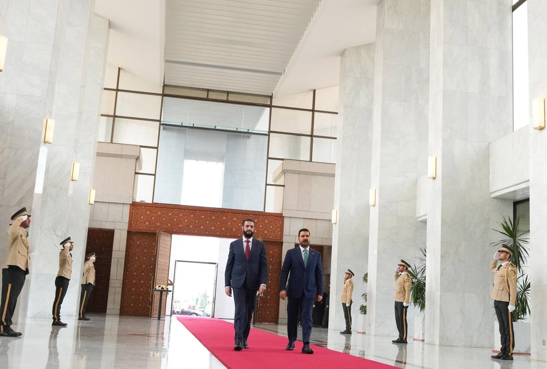 صور: أحمد الشرع يستقبل الزيدي في دمشق