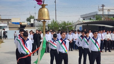 زەنگی دەستپێکردنی ساڵی نوێی خوێندن لە کەرکوک لێدرا