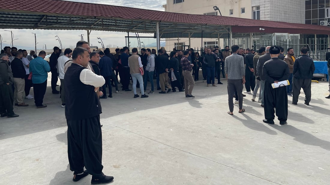 کارمەندانی بەڕێوەبەرایەتی هاتوچۆی سلێمانی مانگرتنیان راگەیاند