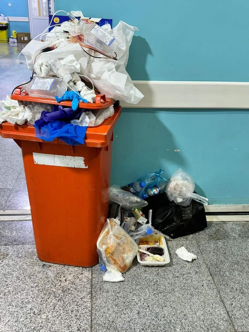 ماوەی سێ رۆژە سەرجەم نەخۆشخانەکانی هەڵەبجە پاکنەکراونەتەوە