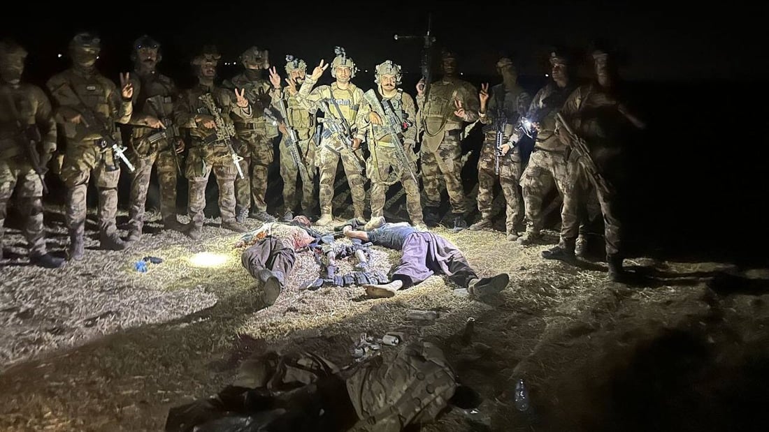 صور من أرض المعركة الليلية قبل قليل.. مقاتلو الجهاز سحقوا مجموعة أخرى
