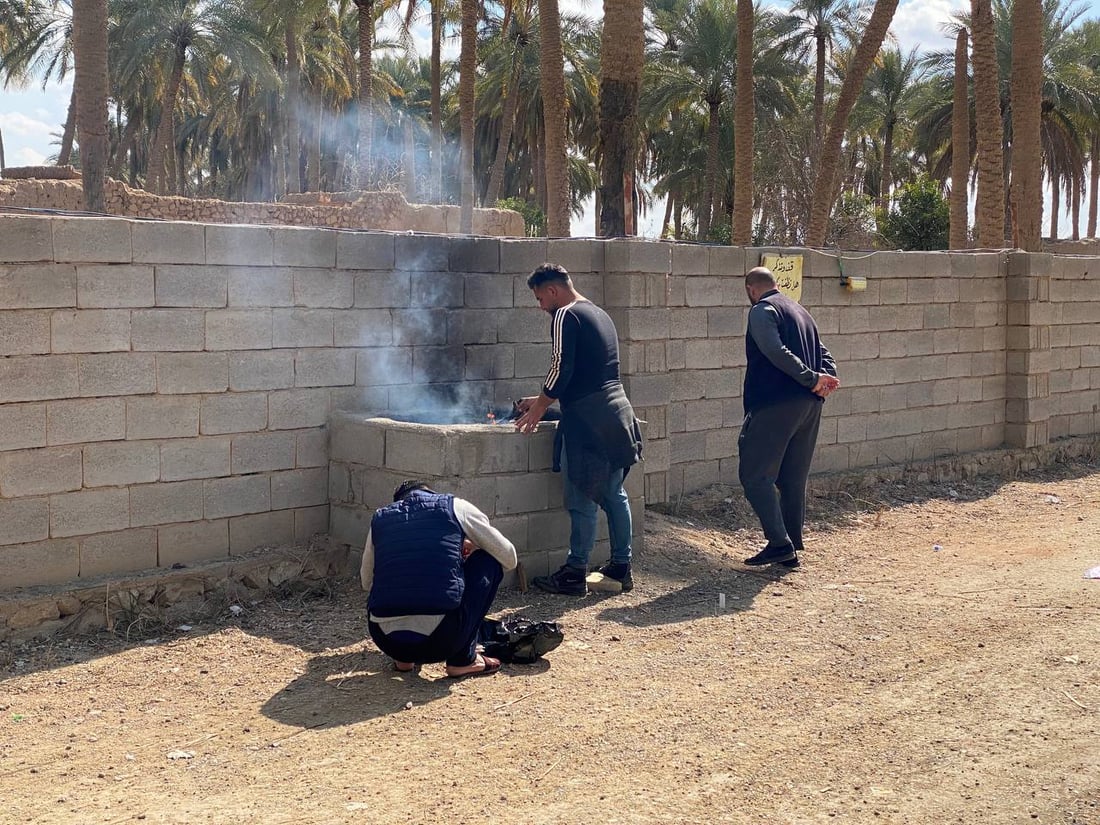 صور: دولاب هوى وسفينة نوح هدية من آل حماشي لعوائل هيت على طول الفرات