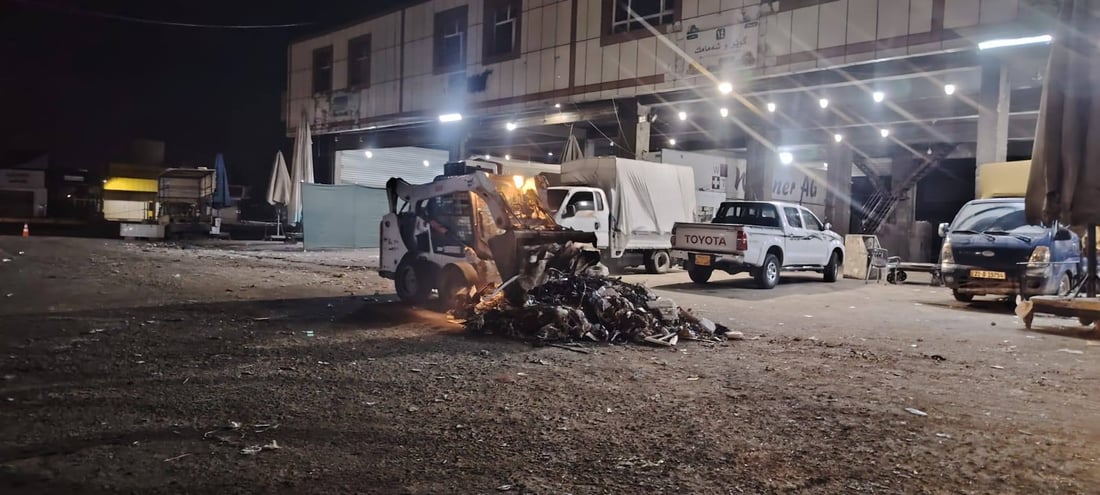 شەوانی هەینی نزیکەی 10 تۆن زبڵ و خاشاک لە عەلوەی هەولێر کۆدەکرێتەوە