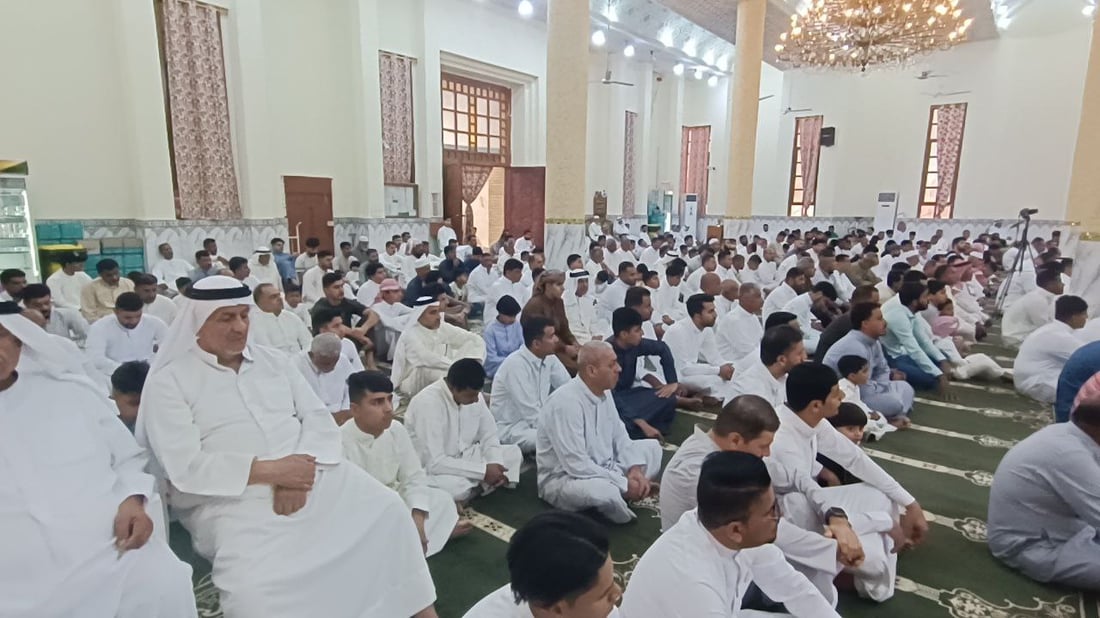 شاهد صلاة العيد في الفاو.. الخطيب حذر من المخدرات ودعا إلى ترك منصات التواصل