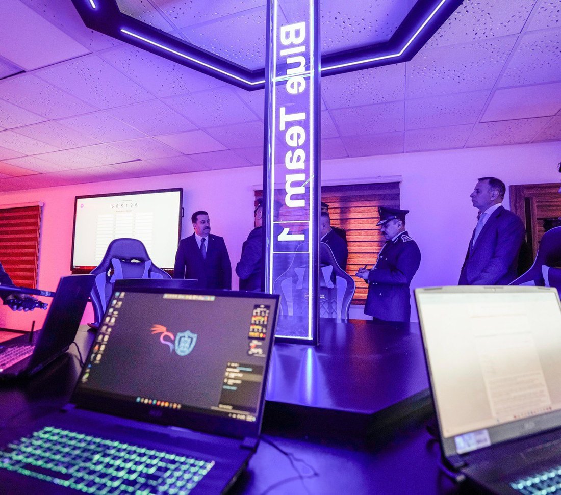 صور من مركز الأمن السيبراني الجديد:  مفصل مهم للتطورات التكنولوجية