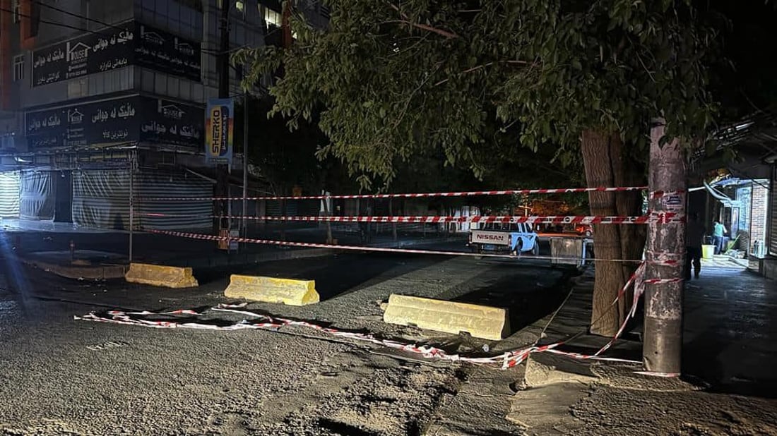 ئاگادارى ئه‌و شه‌قامه‌ى سلێمانى بن