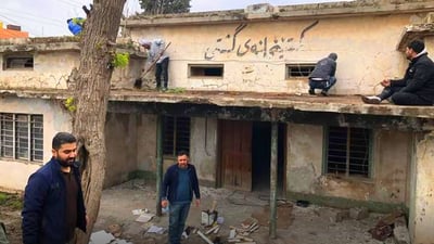 هونەرمەندانی چەمچەماڵ کەلاوەیەک بۆ كارى هونه‌رى پاكده‌كه‌نه‌وه‌