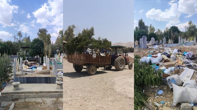 شاره‌وانى سلێمانى هه‌فتانه‌ گۆڕستانه‌كان پاكده‌كاته‌وه‌